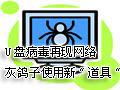 U盘病毒再现网络 灰鸽子使用新"道具"
