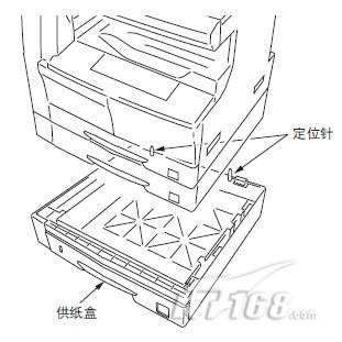 京瓷美达km2550复印机之安装供纸盒