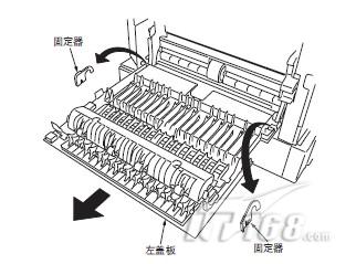 京瓷美达km1620复印机之拆卸纸张传输装置