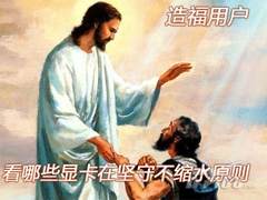 造福用户 看哪些显卡在坚守不缩水原则