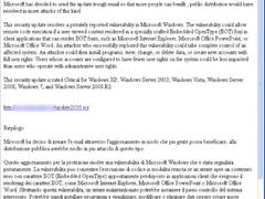 Websense警告垃圾邮件伪装微软补丁陷阱