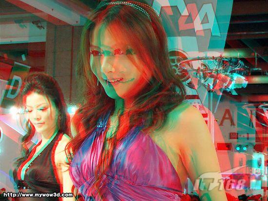 用<em>3d眼镜</em>看车模<em>美女</em>是啥感觉