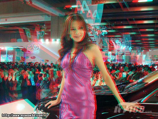 用<em>3d眼镜</em>看车模<em>美女</em>是啥感觉