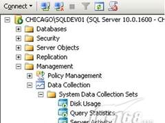 通过SQL Server数据仓库查看数据收集组