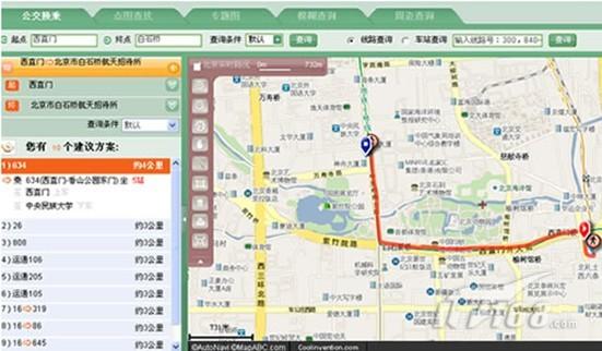 国内网络地图API大比拼