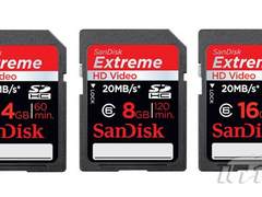 SanDisk Extreme HD Video存储卡上市