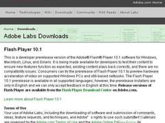 Adobe发布Flash Player10.1首个RC版本